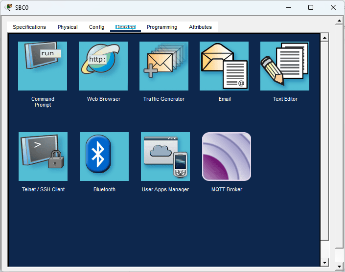 Cisco Packet Tracer MQTT broker desktop application Cisco Packet Tracer MQTT broker desktop application